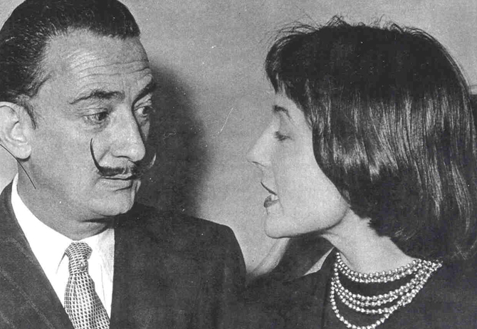 marianne-peretti-salvador-dali -paris-1953
