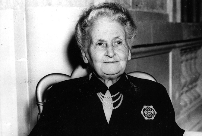 Dr. Maria Montessori, Italian education expert and founder of the Montessori schools, is shown on Aug. 27, 1970.  (AP Photo)