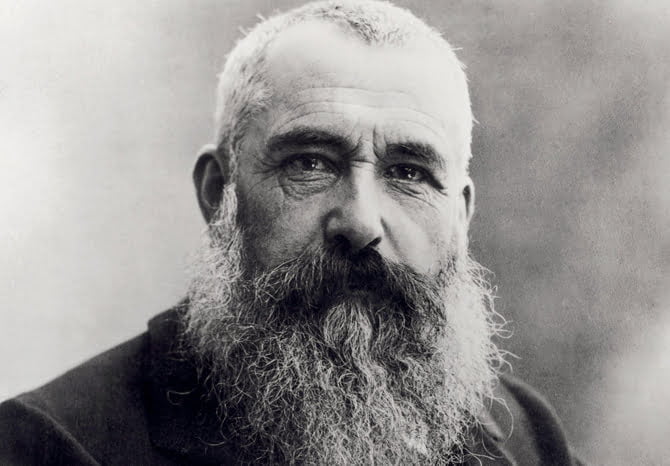 MMT164898 Portrait of Claude Monet (1841-1926) 1901 (b/w photo) by Nadar, (Gaspard Felix Tournachon) (1820-1910); Musee Marmottan Monet, Paris, France; Giraudon; French, out of copyright