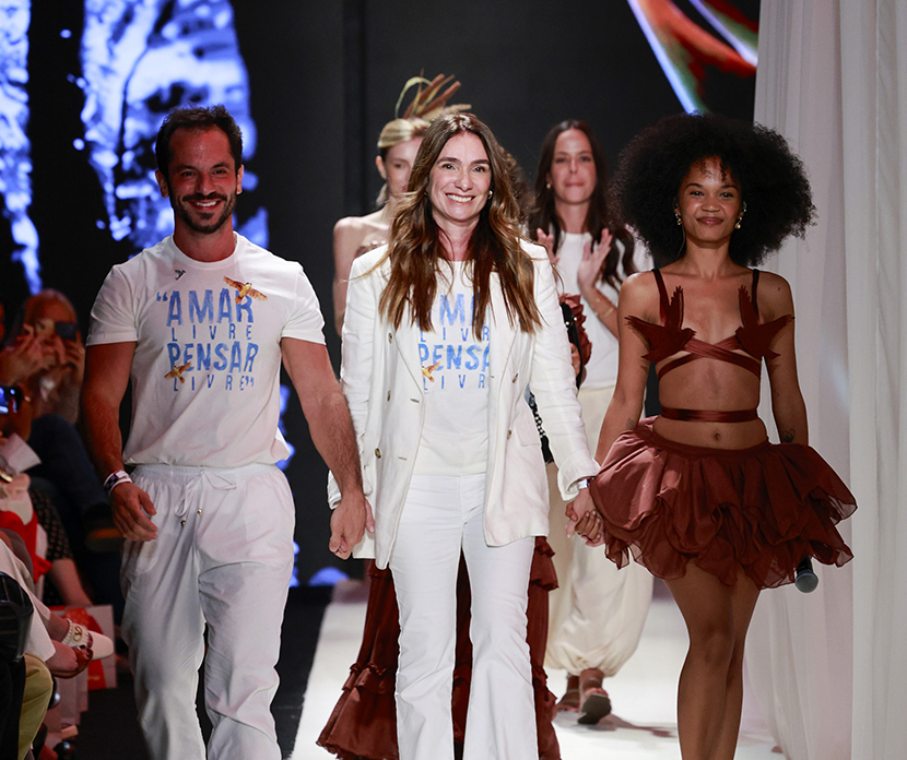 Salinas na passarela do Rio